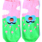 Bonbon, Lemon, Spike Socks (3 Pack)