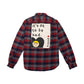 M Hand Painted Flannel (1 of 1) - Lemon