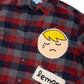 M Hand Painted Flannel (1 of 1) - Lemon